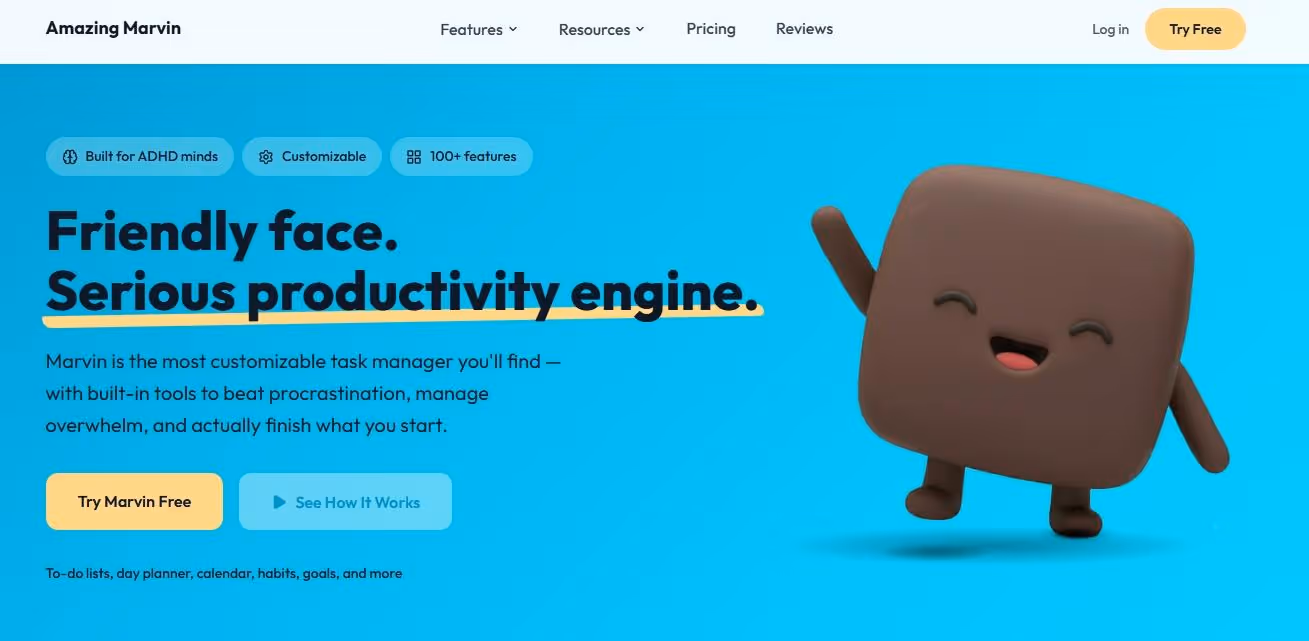 amazing marvin homepage