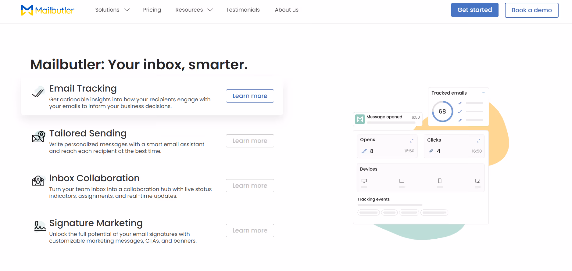 mailbutler interface