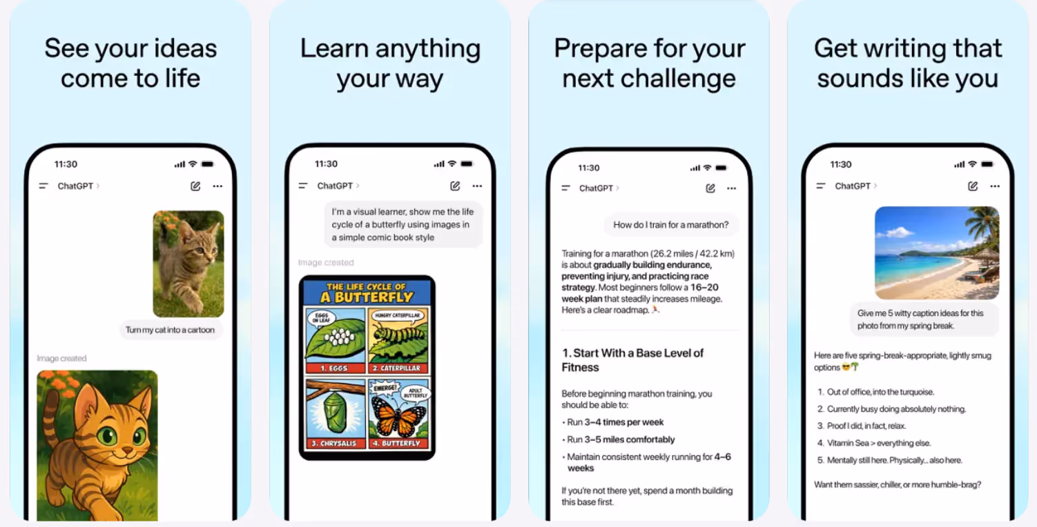 chatgpt features