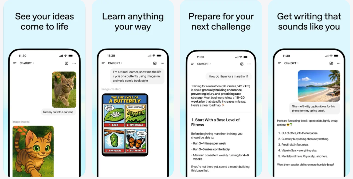 chatgpt features