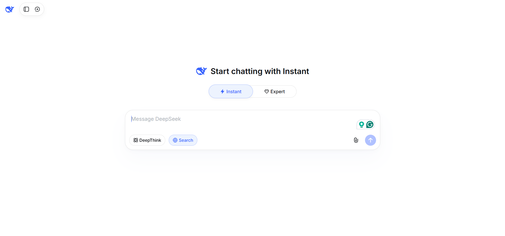 deepseek interface