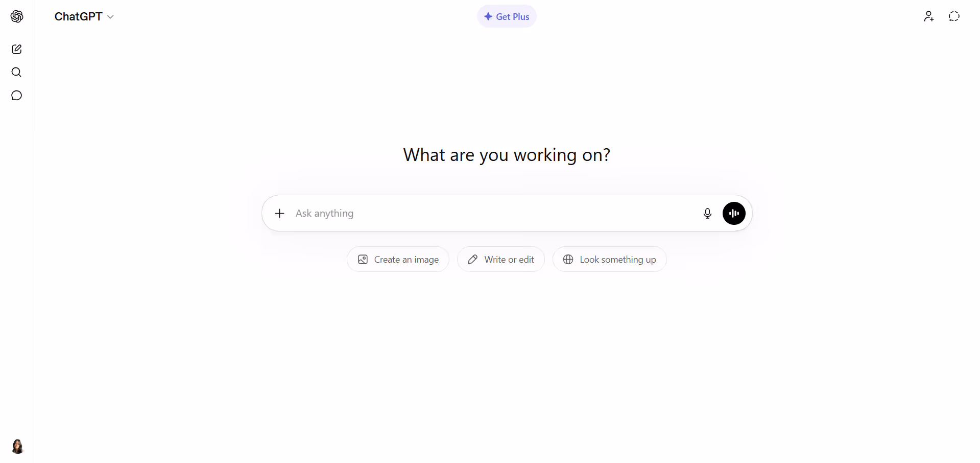 chatgpt interface