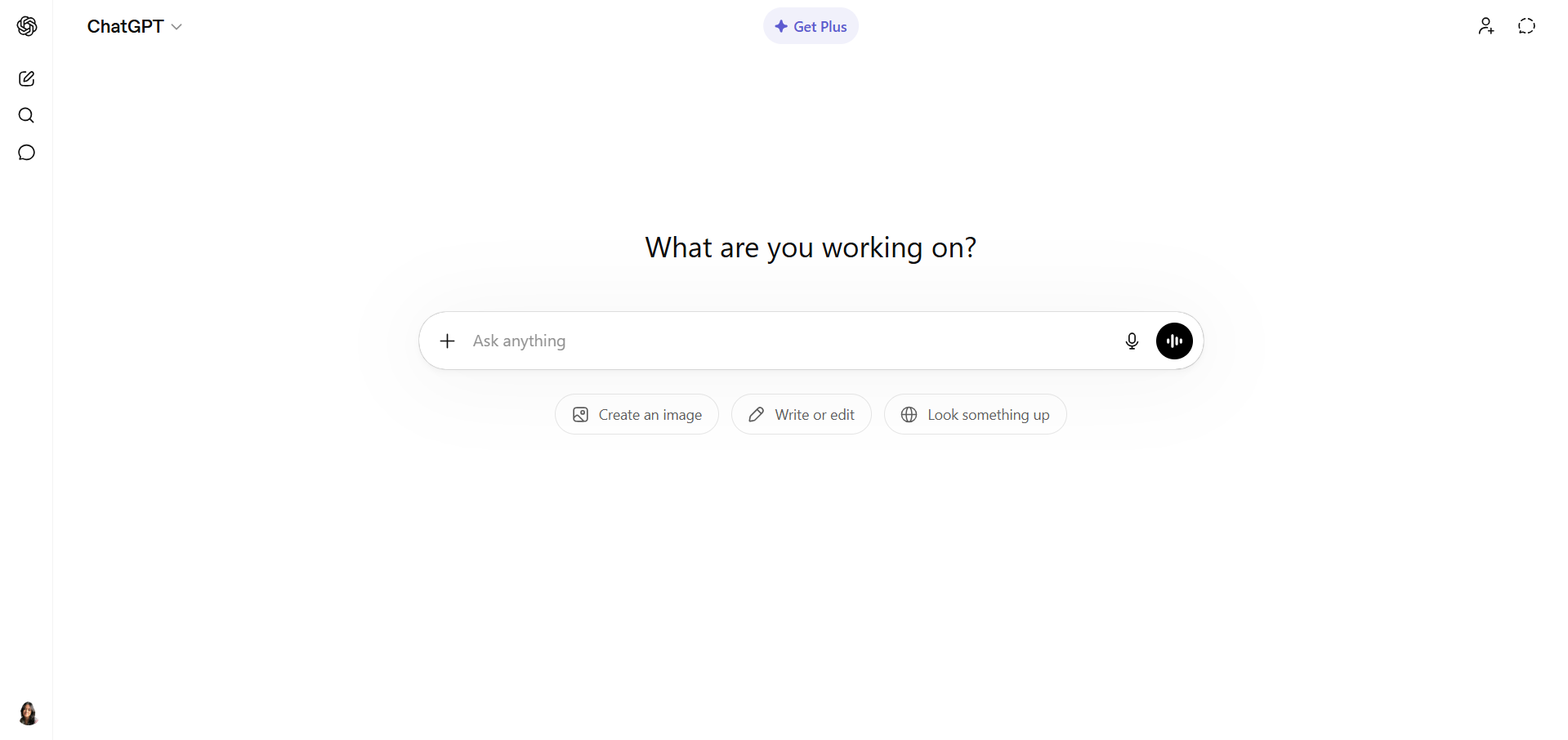 chatgpt interface