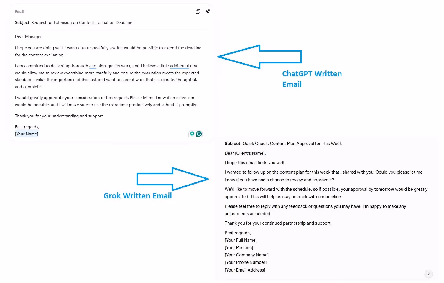 grok vs chatgpt text generation comparison
