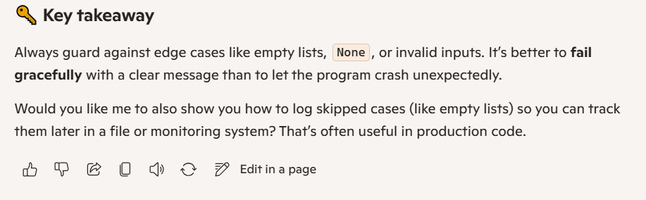 microsoft copilot prompt result