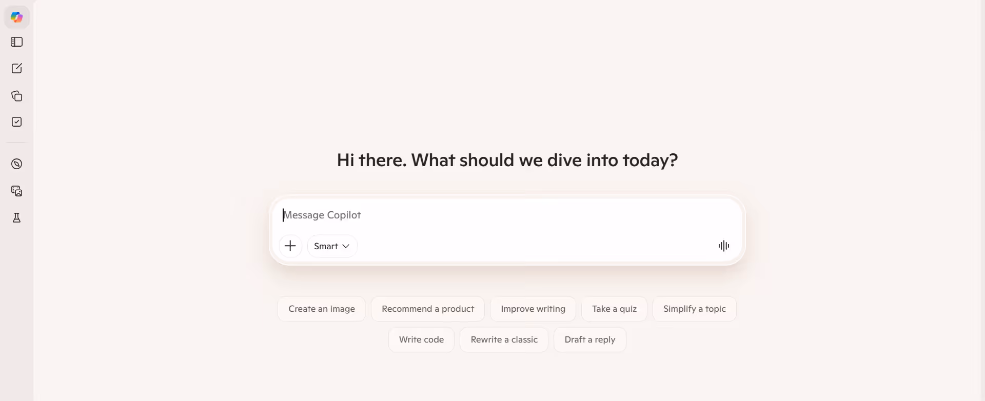 microsoft copilot interface