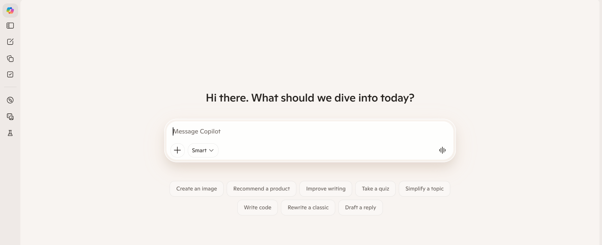 microsoft copilot interface