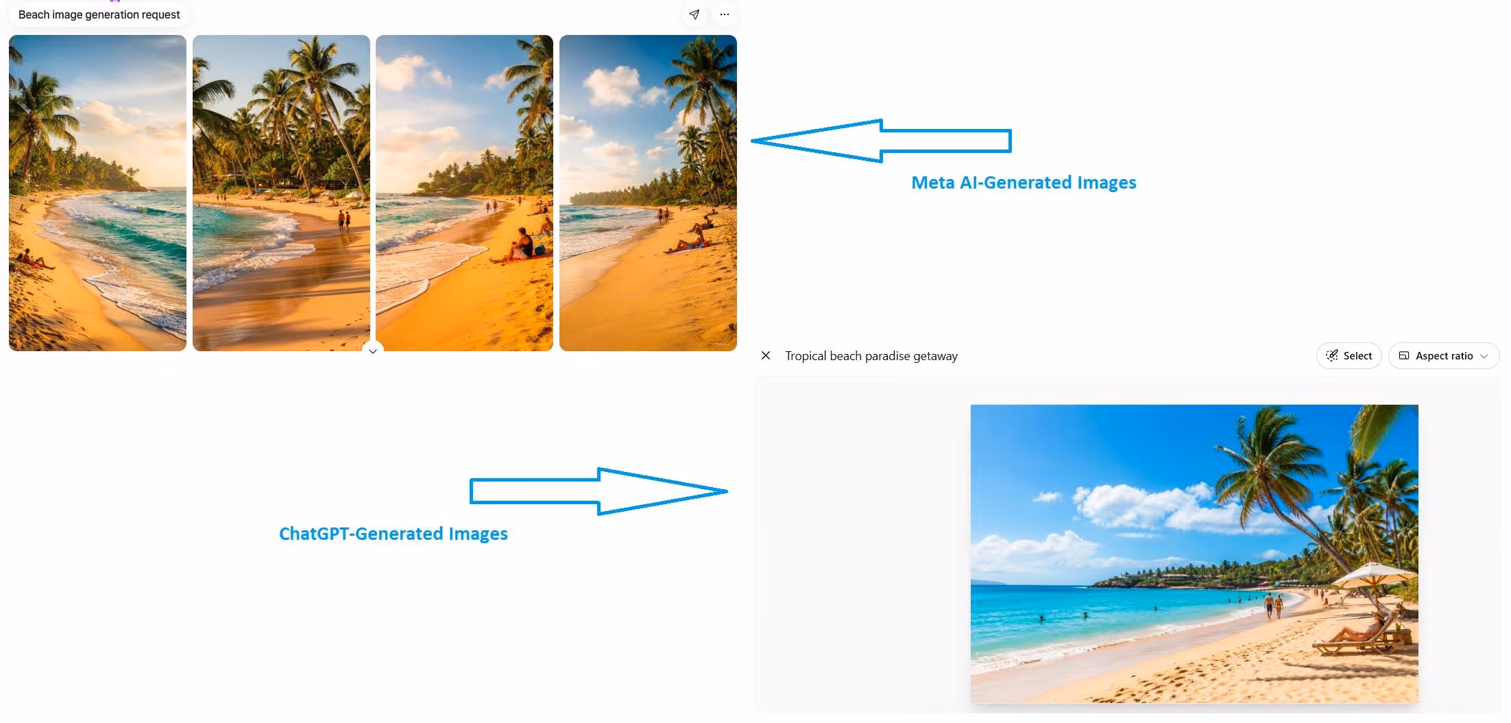 meta gpt comparison for image generation