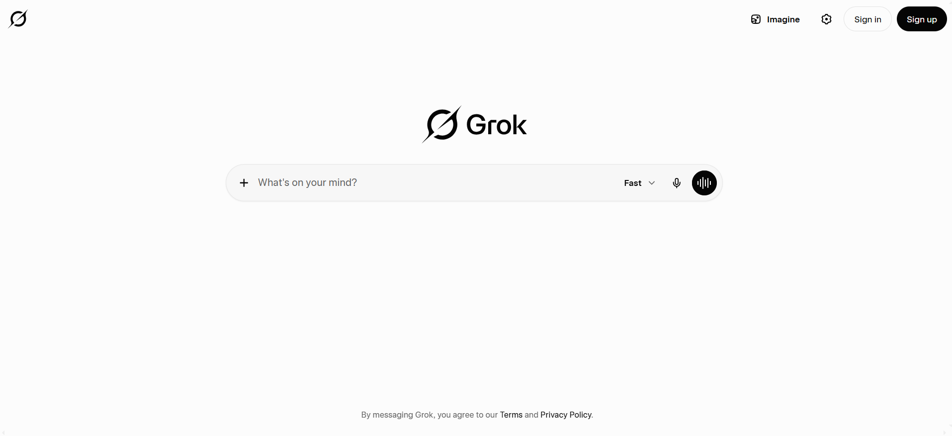grok xai interface