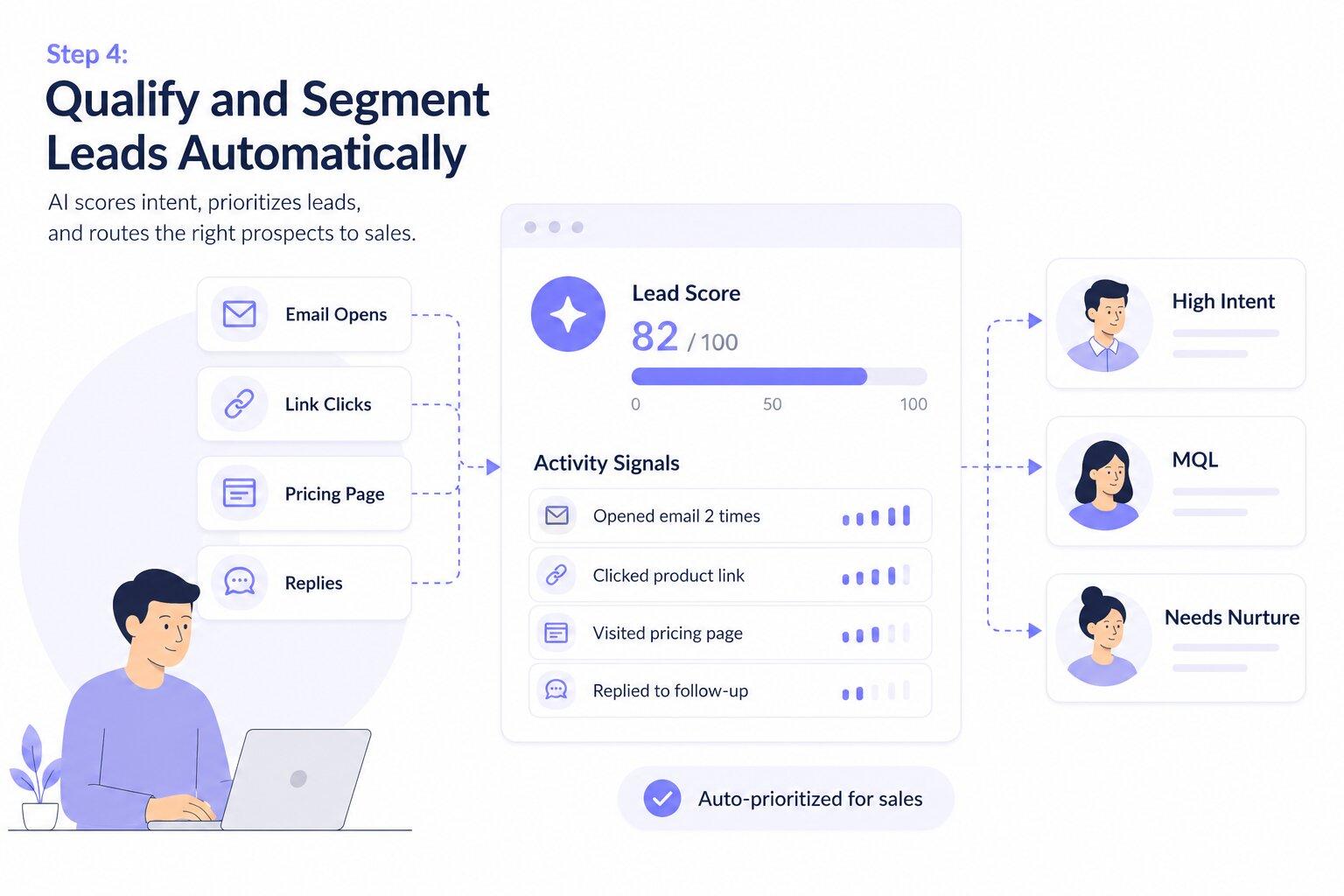 qualify and segment reels automatically