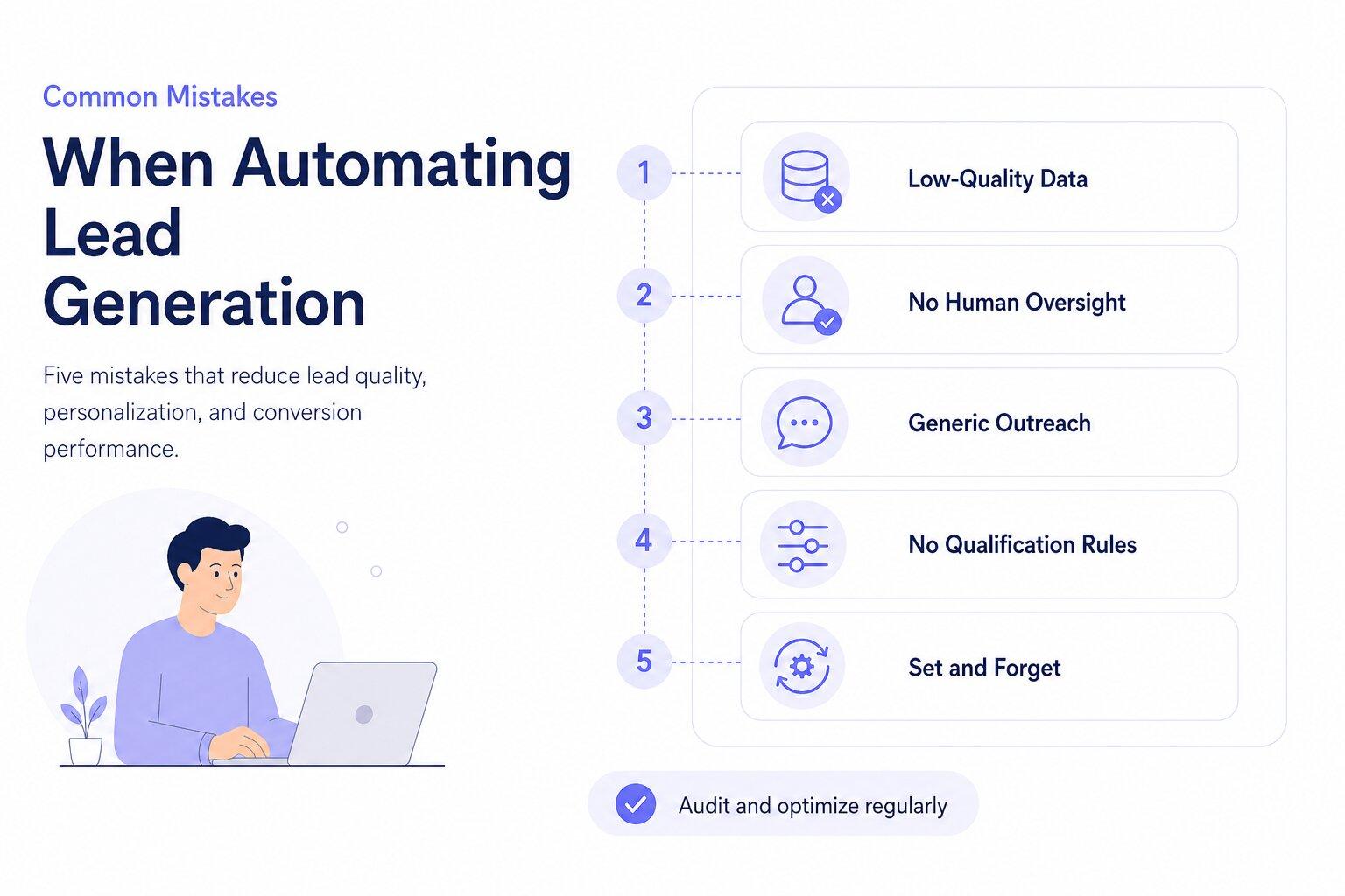 common mistakes when automating lead generation