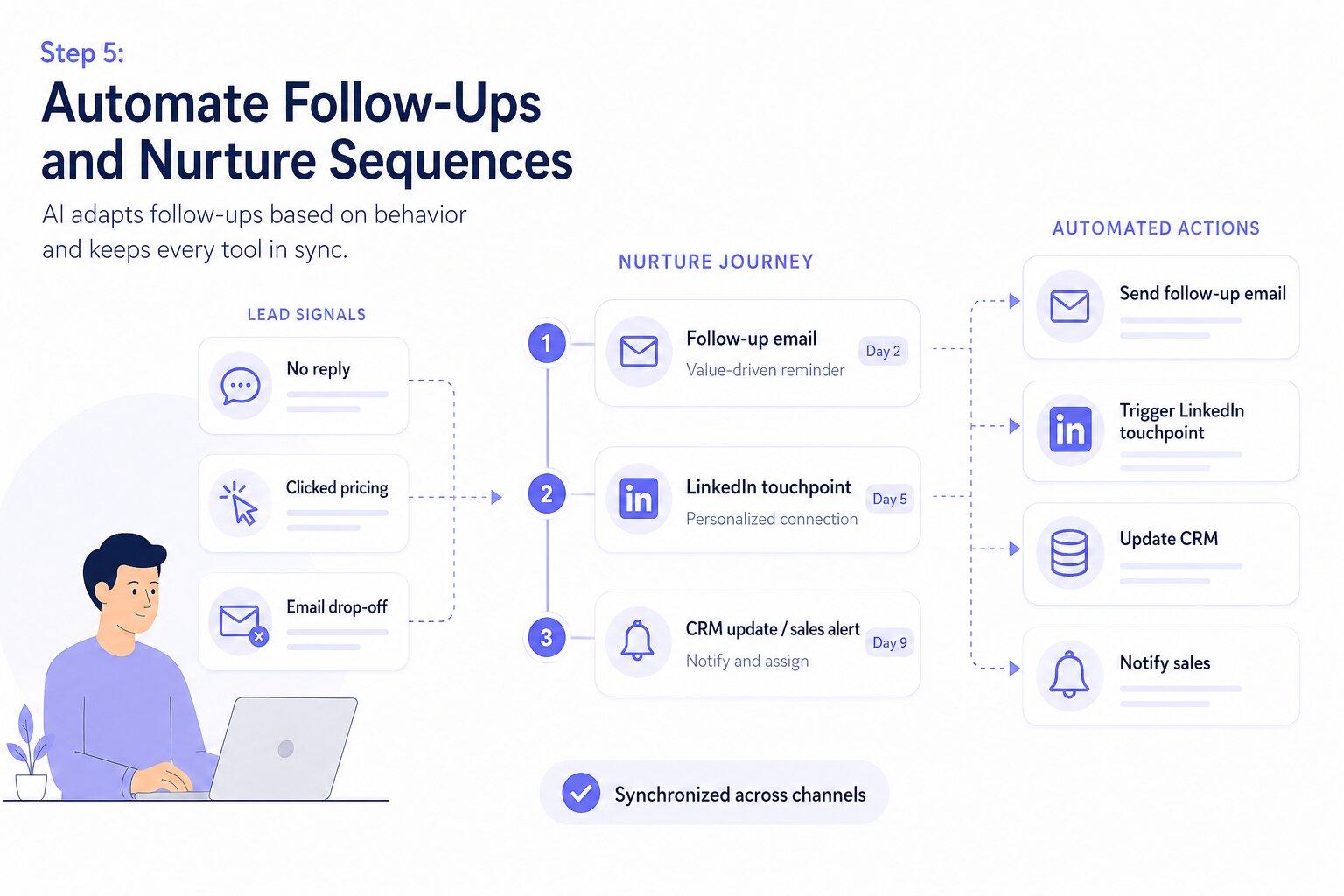 automate follow ups and nurture sequences