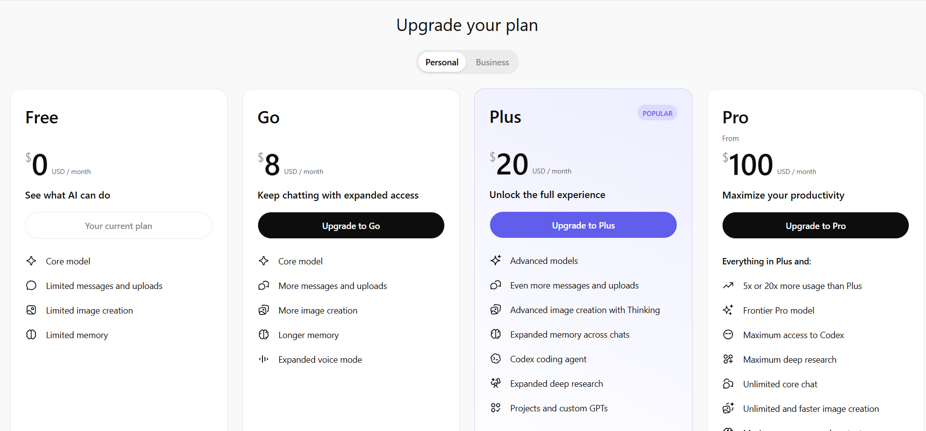 chatgpt pricing