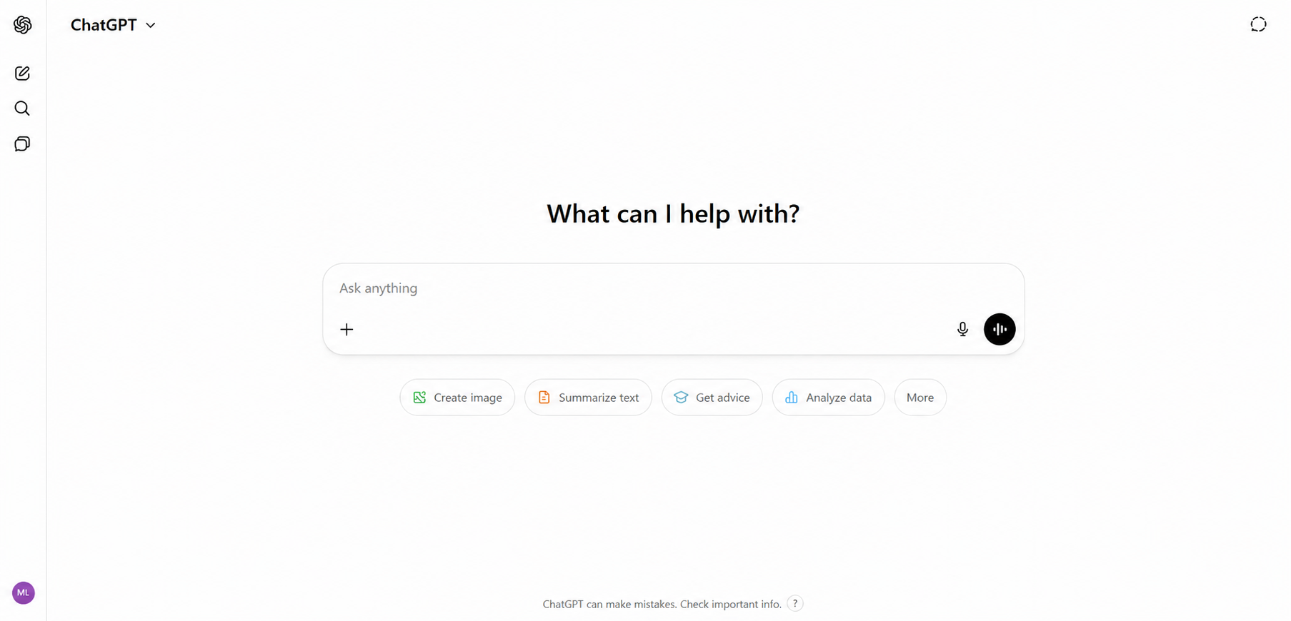 chatgpt  interface