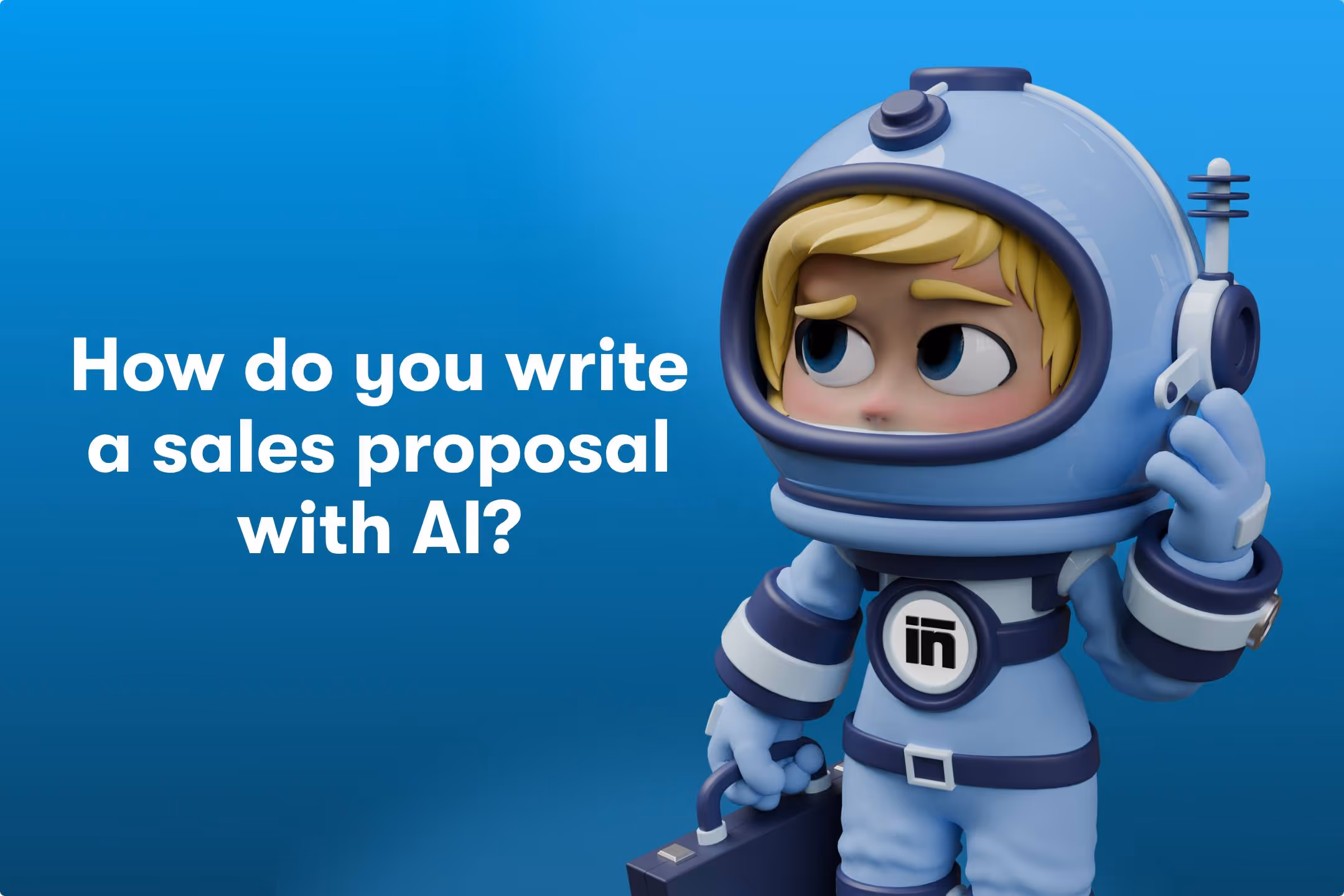how do you write a sales proposal with ai