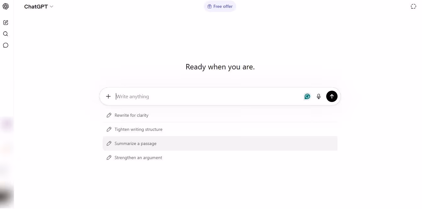 chatgpt content creation function