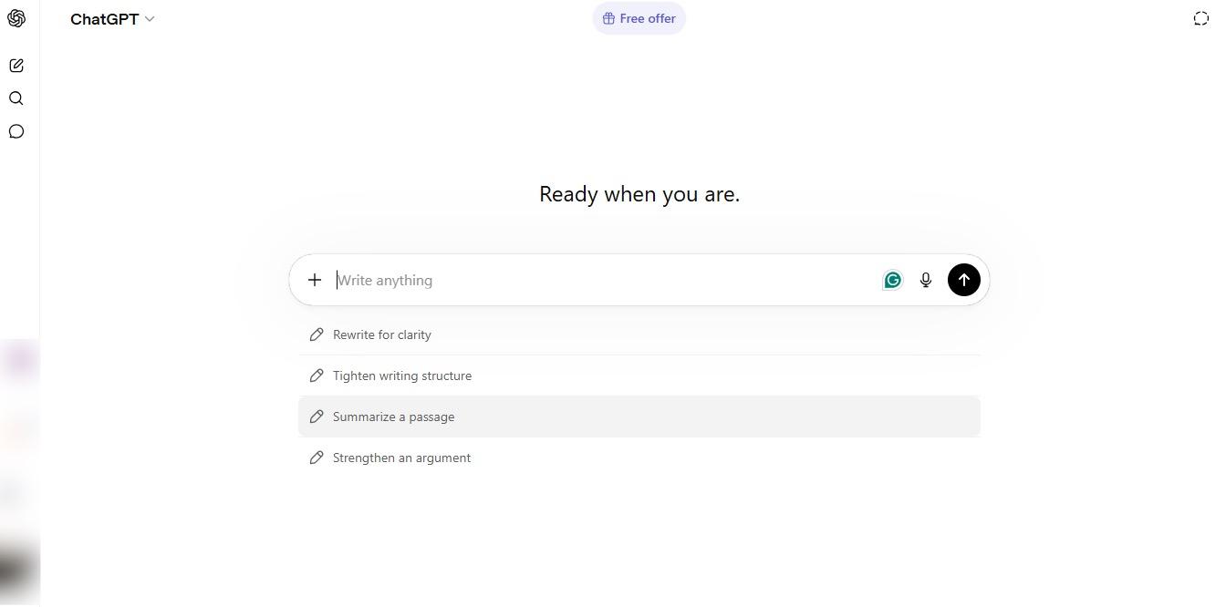 chatgpt content creation function