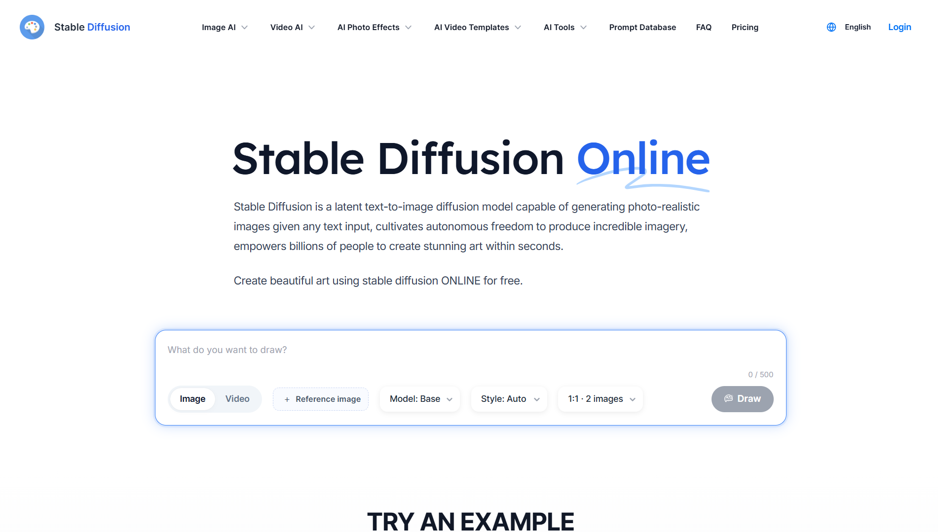 stable diffusion interface