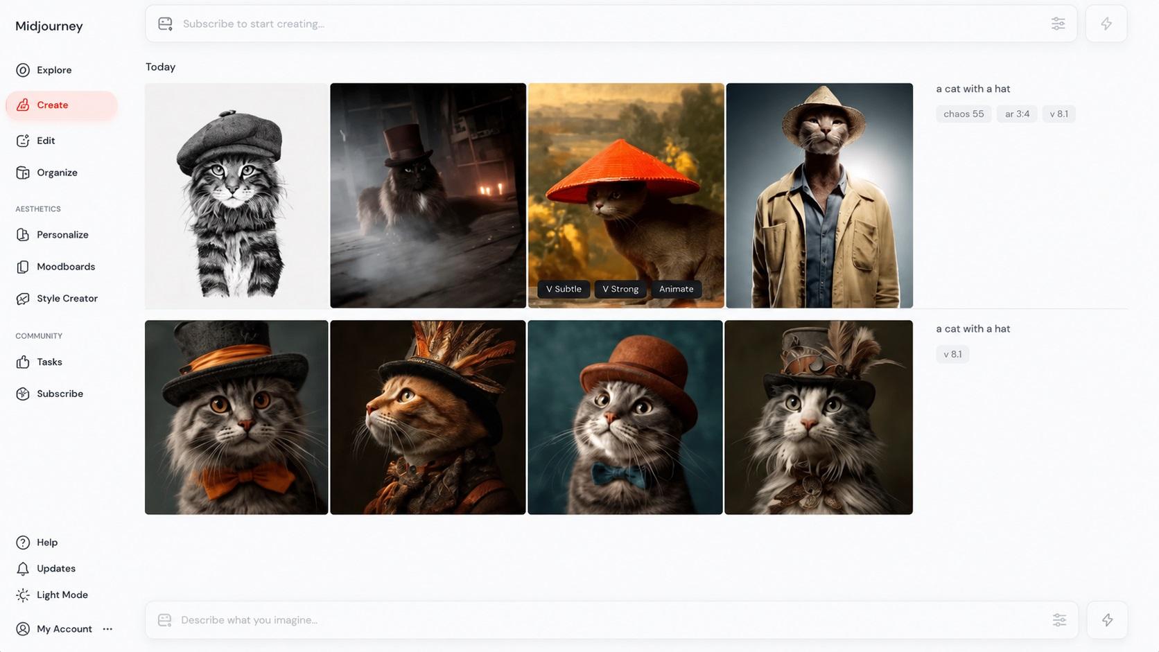 midjourney image variations