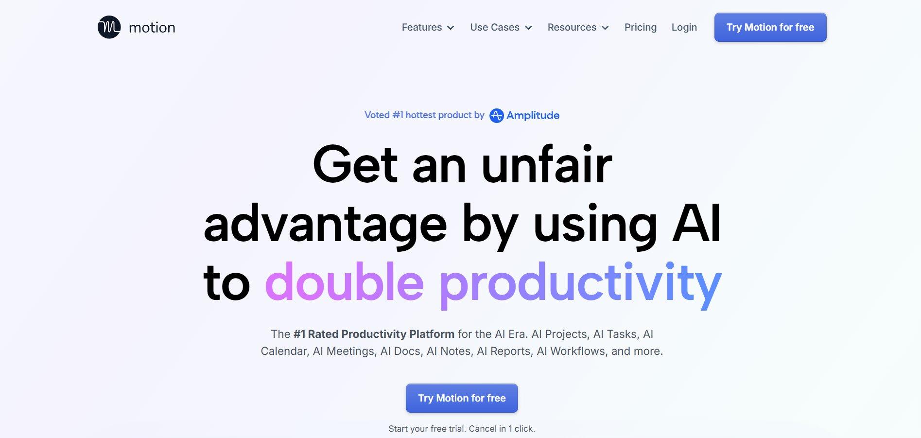 motion ai homepage
