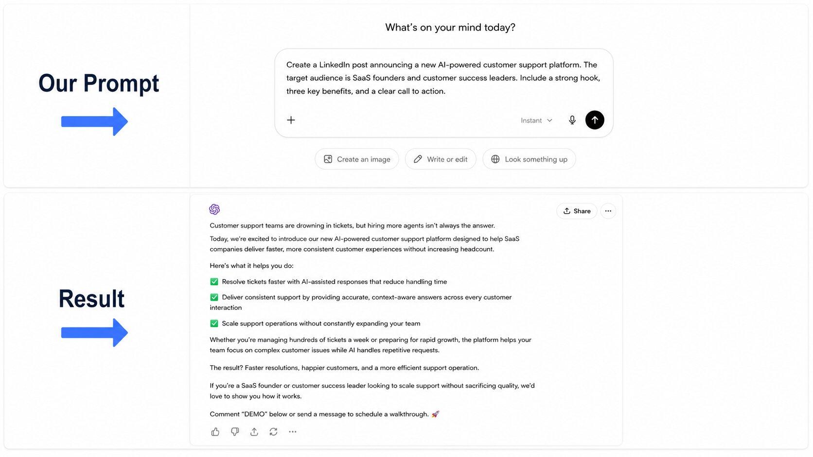 testing chatgpt for content creation and marketing
