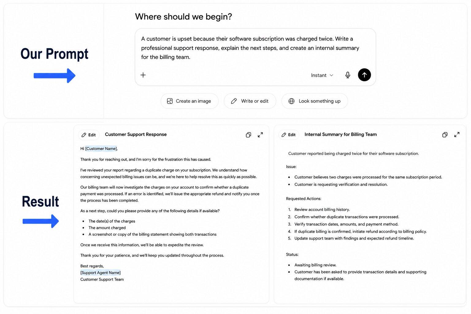 testing chatgpt for customer support