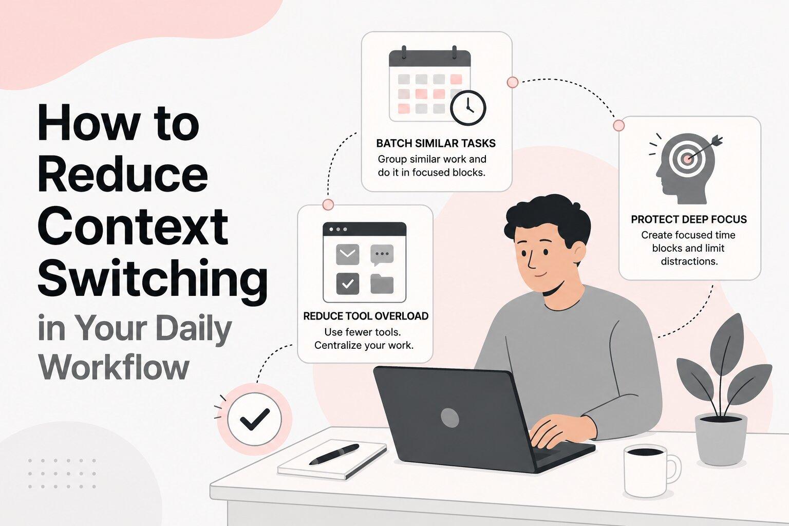 how to reduce context switching in daily workflow