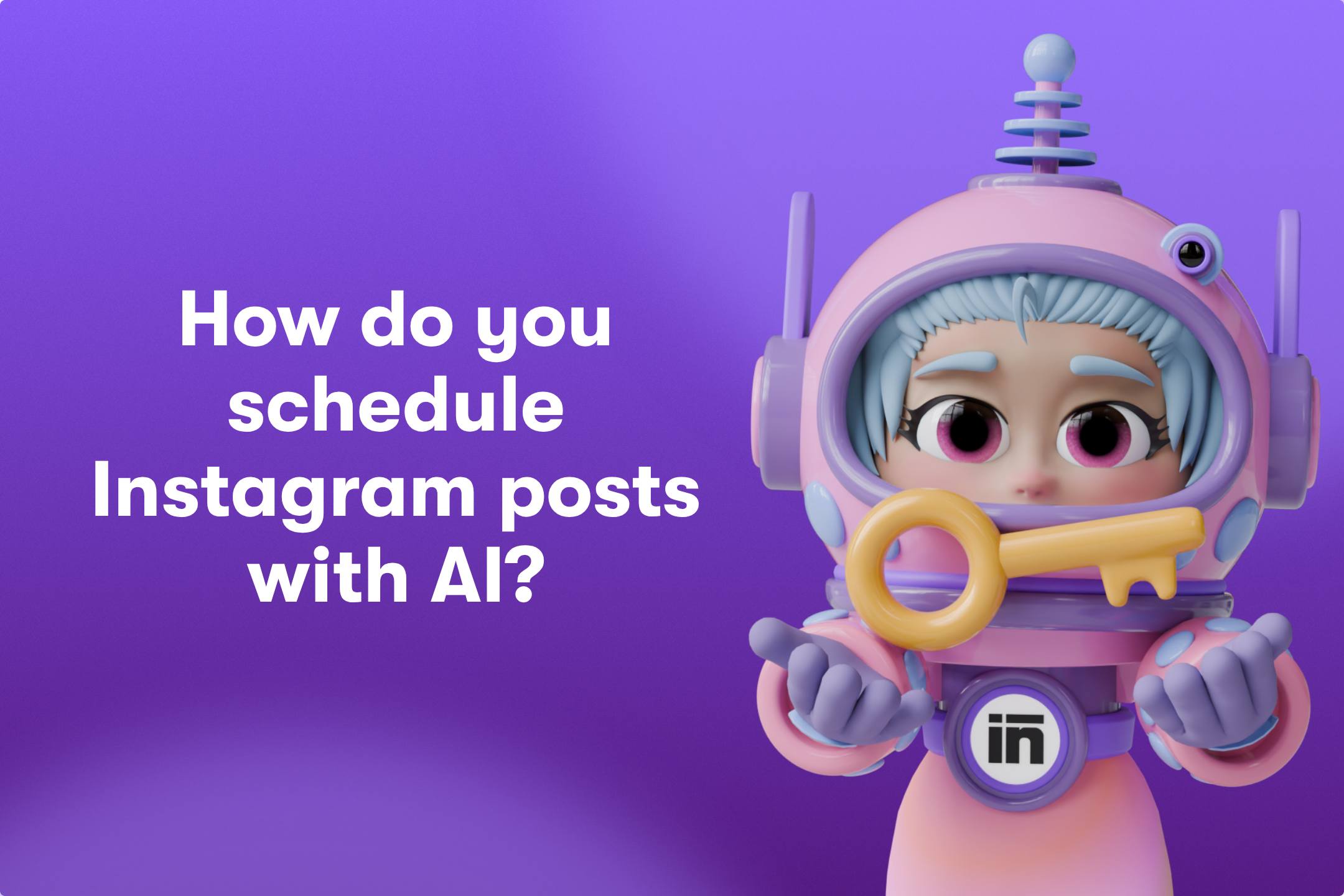How do you schedule Instagram posts with AI?