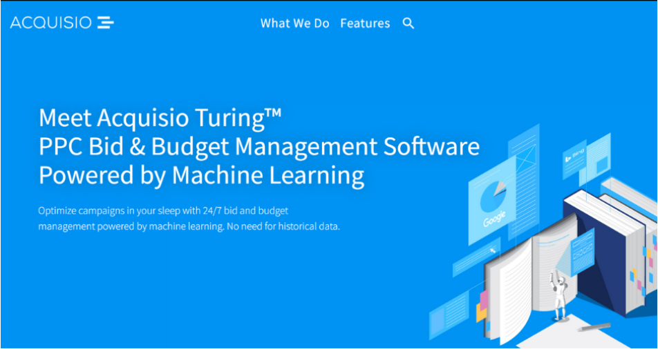 acquisio homepage