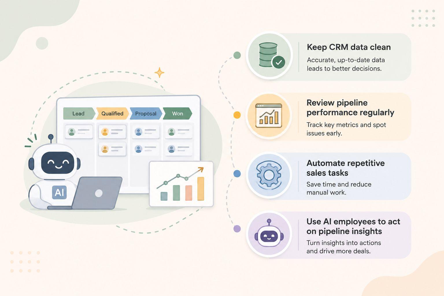 best practices for sales pipeline analysis with ai