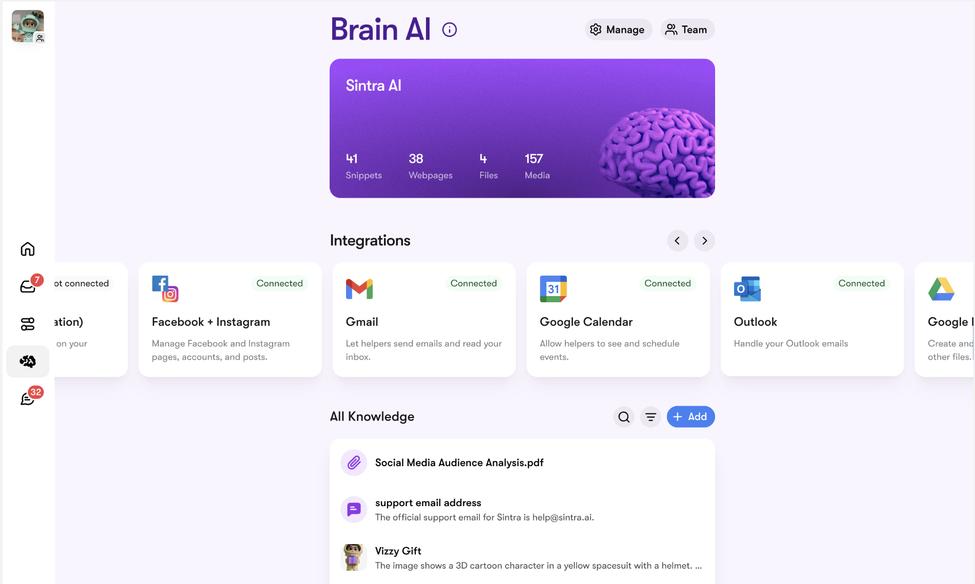 brain ai to store your brand guidelines and preferences in single source of truth
