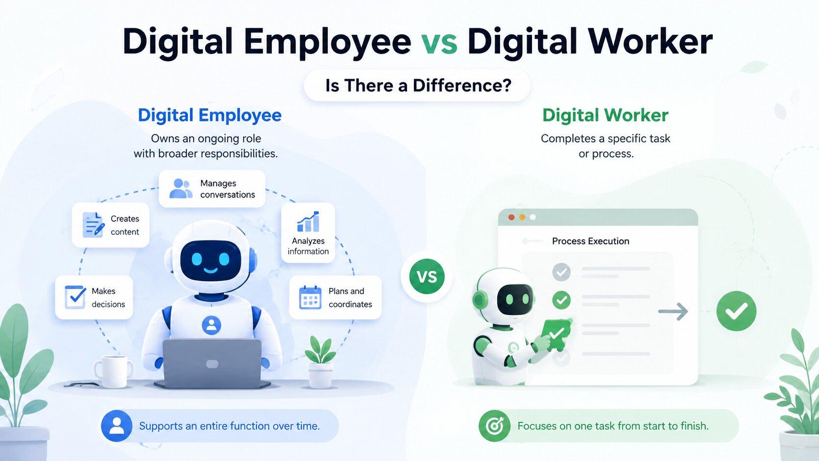 digital employee and digital worker difference
