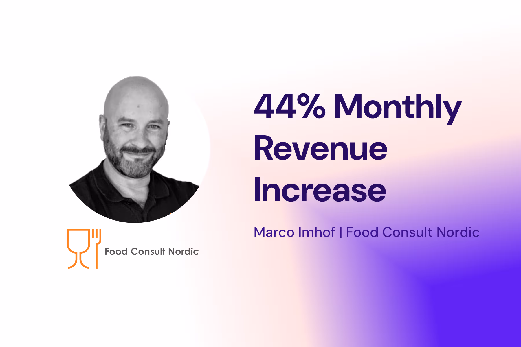 How Food Consult Nordic Increased Monthly Revenue 44% Using Sintra AI
