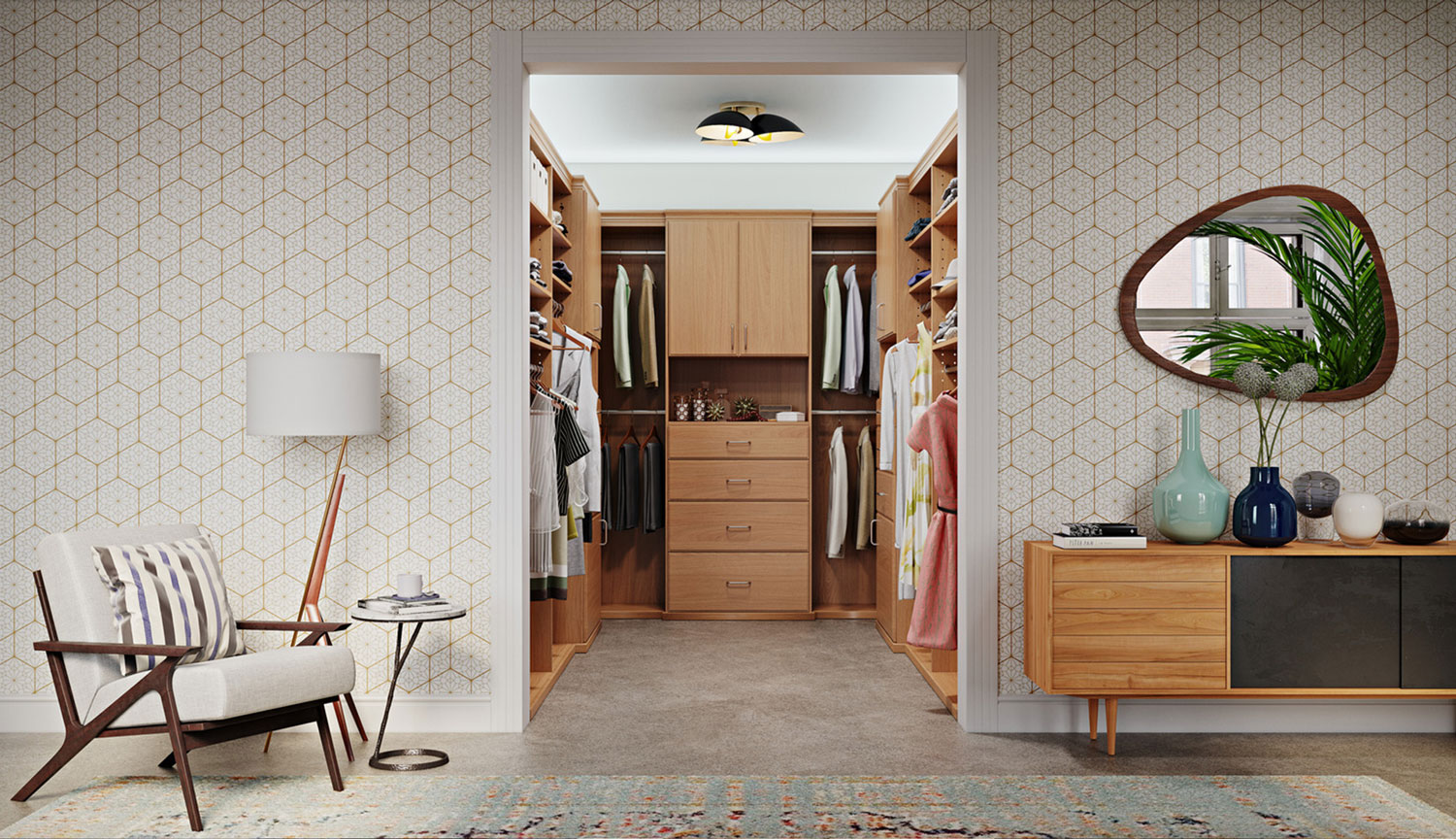 Closets by Design Walk in Closet