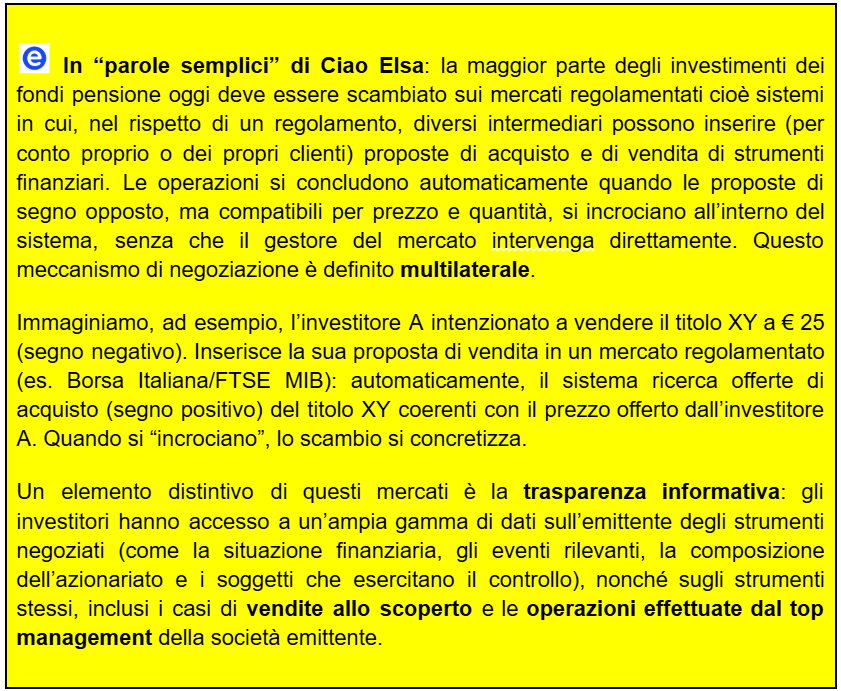 caratteristiche investimenti fondi pensione