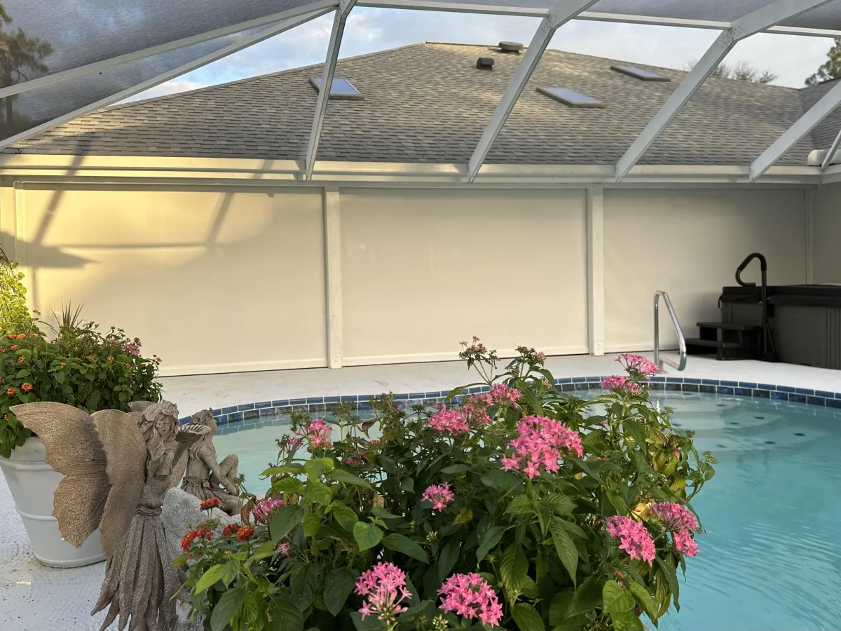 Motorized Patio Screens in Viera, FL.