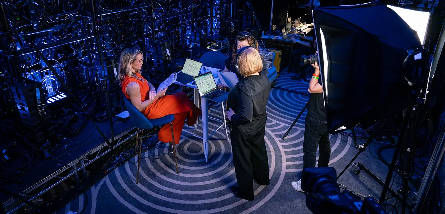 Insert Productions provide live streaming services for the Microsoft AI conference in London