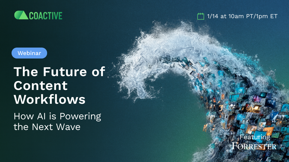 Join us to learn from Forrester Research’s Phyllis Davidson to understand how leading organizations are extending their DAM with Coactive’s specialized AI.
