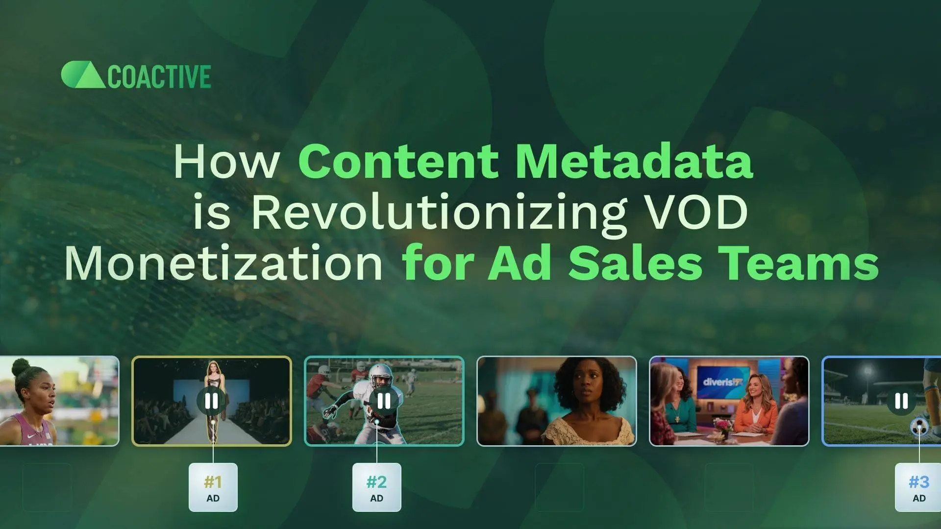 Optimize VOD advertising using rich content metadata to drive contextually relevant and brand-safe advertising opportunities that increase ad revenue.