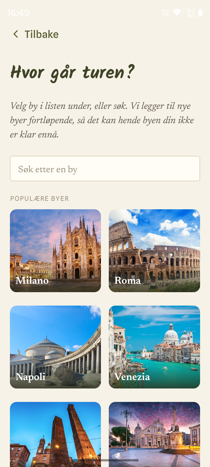 Italia Reise og Innsidertips app