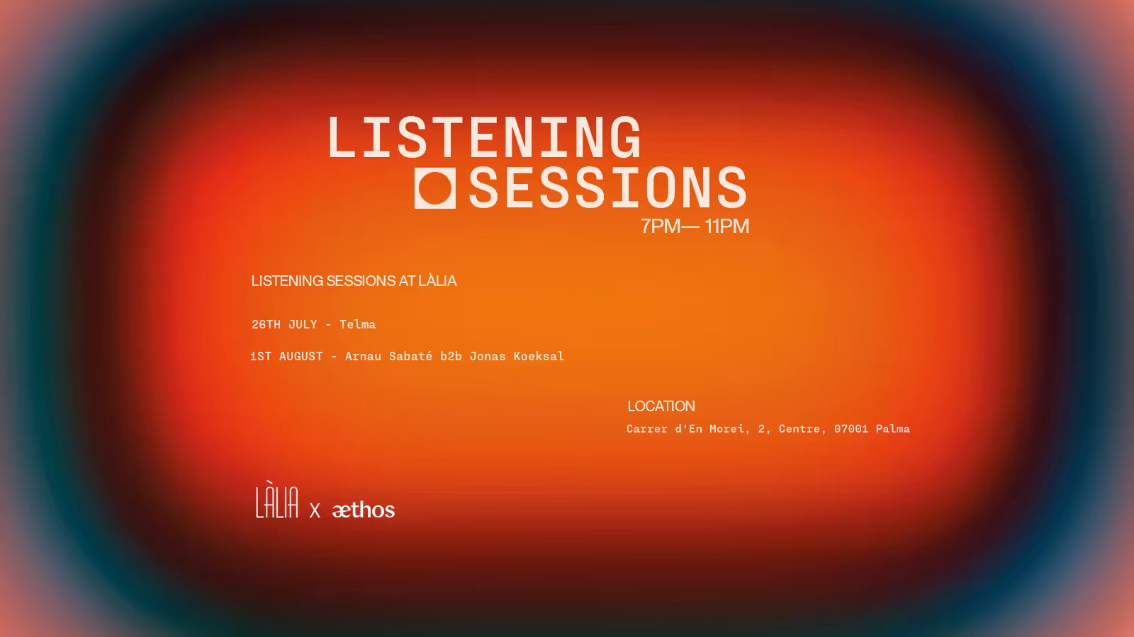 Listening Sessions at Làlia
