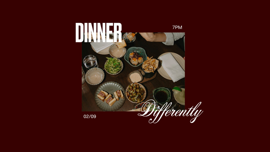 Dinner, Differently - Japanese Inspired