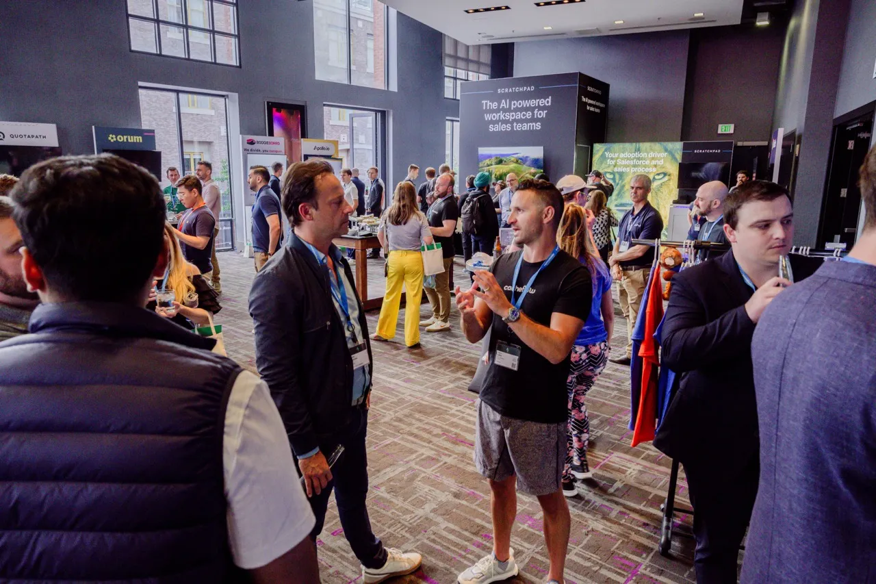 Networking at the expo