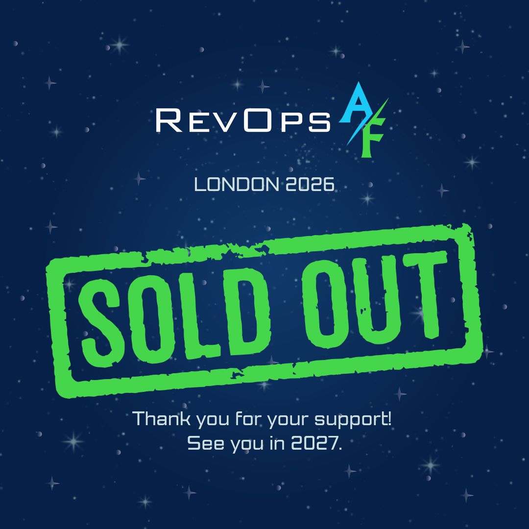London RevOpsAF 2026 is Sold Out