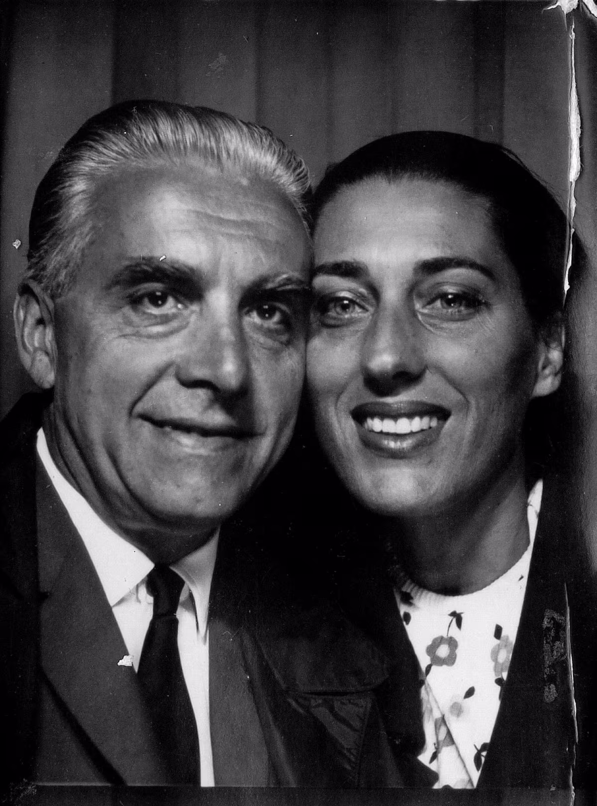 Aldo Fenoglio junto a su esposa, Inés