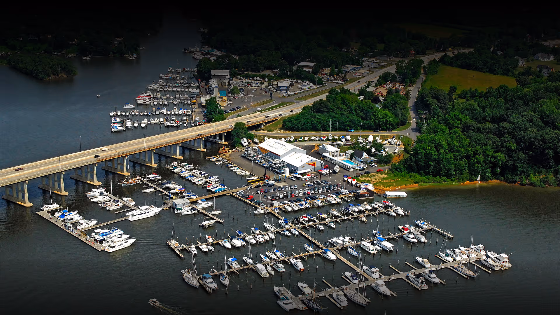 Liberty Marina Aerial Image