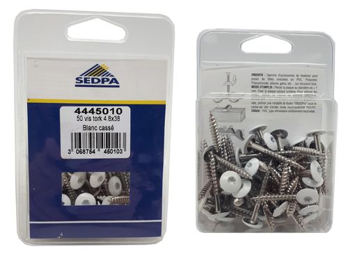 Blister de fixation pour panneau décoratif stratifié HPL