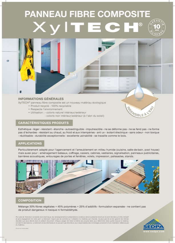 Couverture du catalogue Panneau fibre