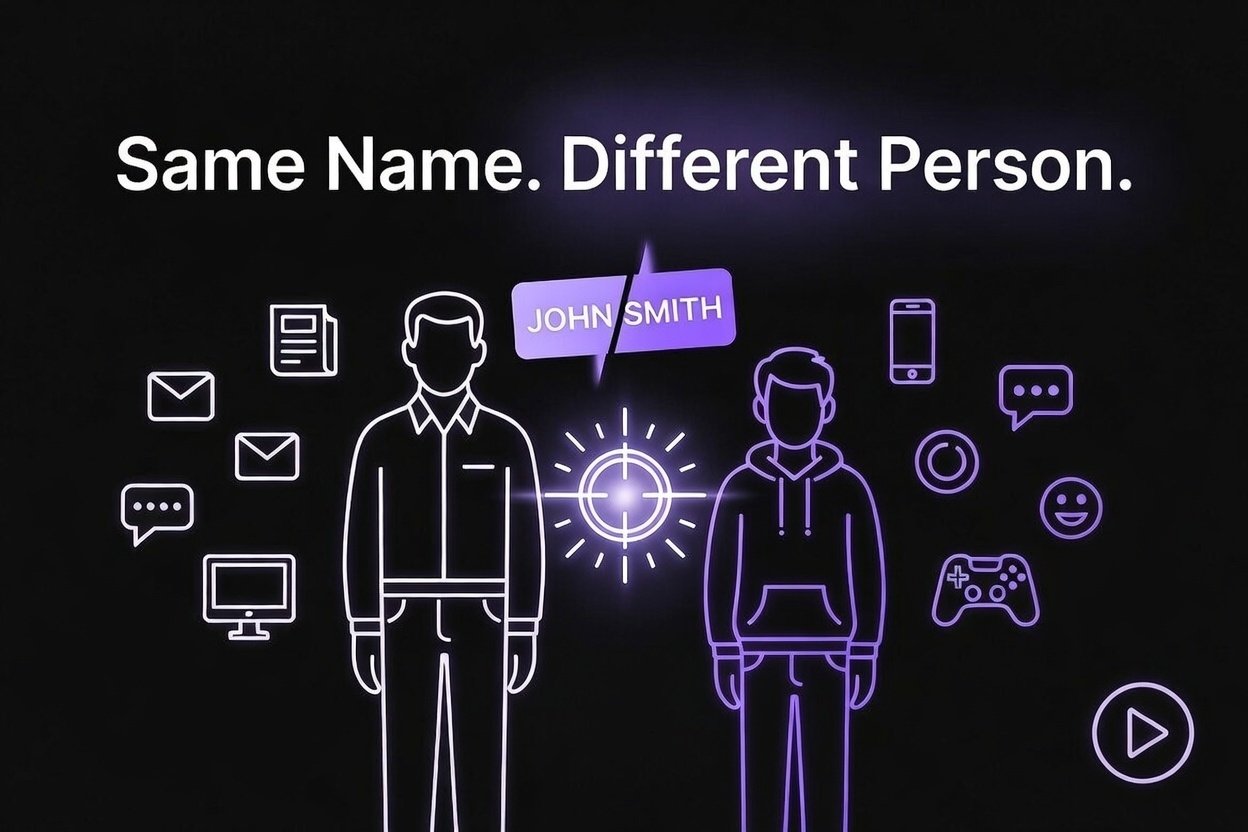 Video: Same Name. Different Person