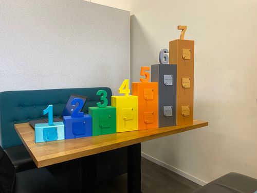 3D render model of product display